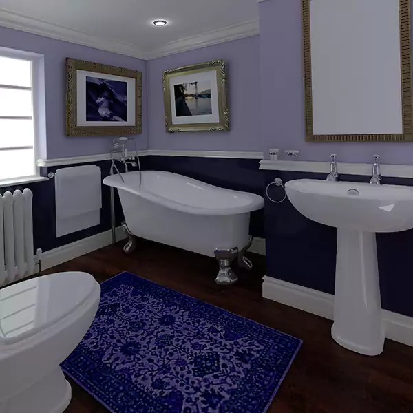 Contemporary Bathroom Remodel in LehighAcres, Florida