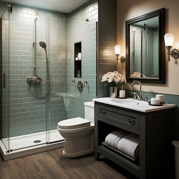 One day bathroom remodel in LehighAcres, Florida