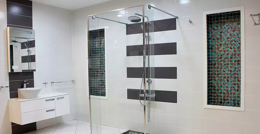 Modern Standing Shower Remodel in LehighAcres