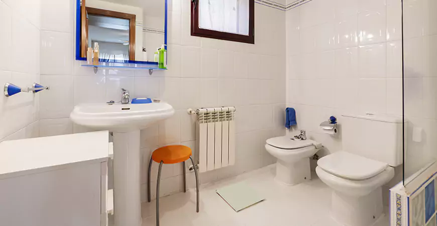 White Shower Remodel in LehighAcres